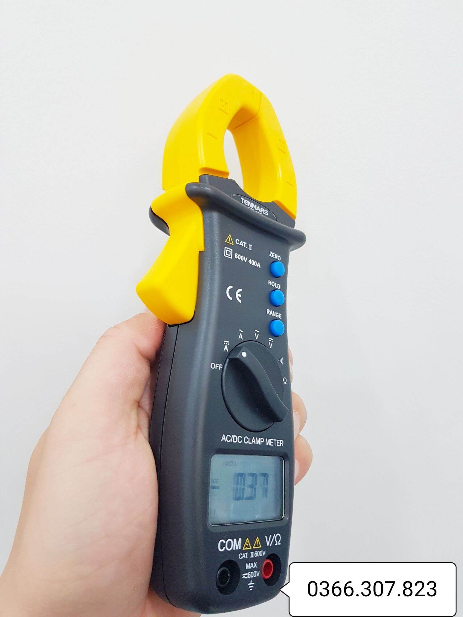 [HCM]Ampe kìm đo dòng AC/DC Tenmars TM-13E (400A)