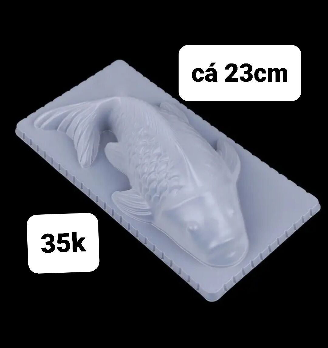 Khuôn rau câu cá chép 23cm
