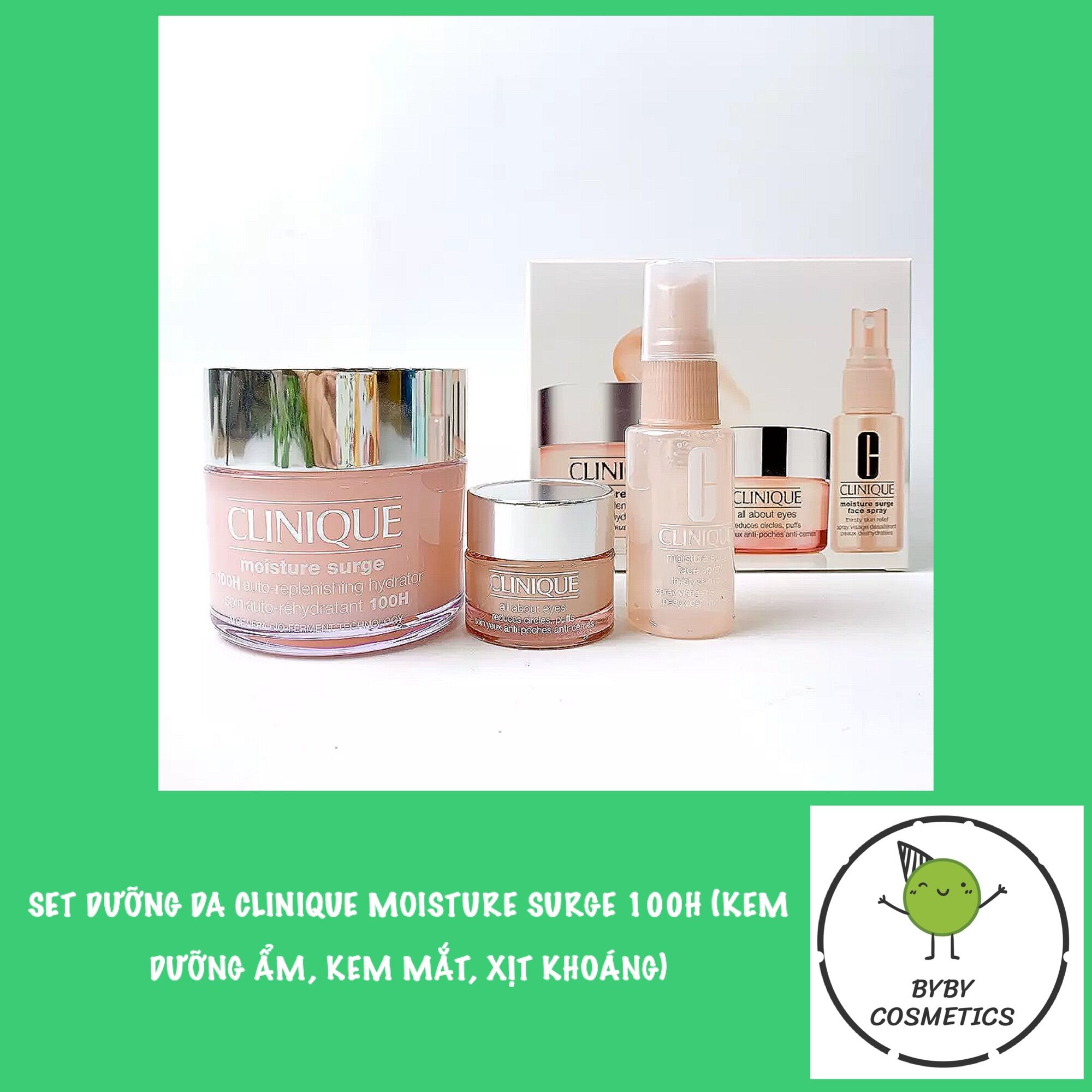 Set dưỡng da Clinique Moisture Surge 100h