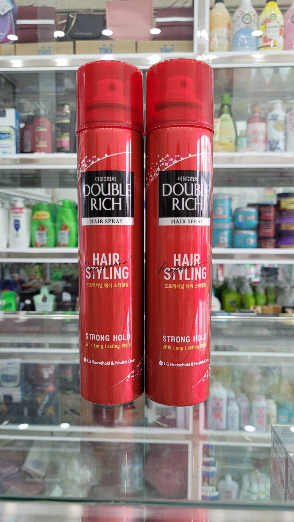 Gel giữ nếp tóc double rich dạng xịt giữ tóc cố định 170ml