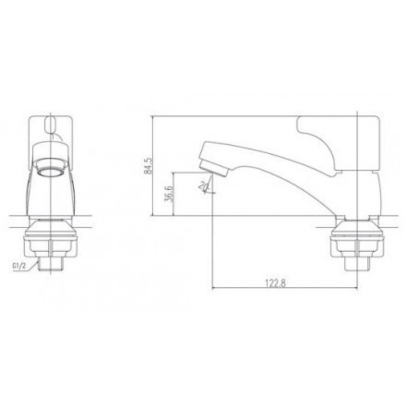 Vòi Lavabo Lạnh INAX LFV-13B