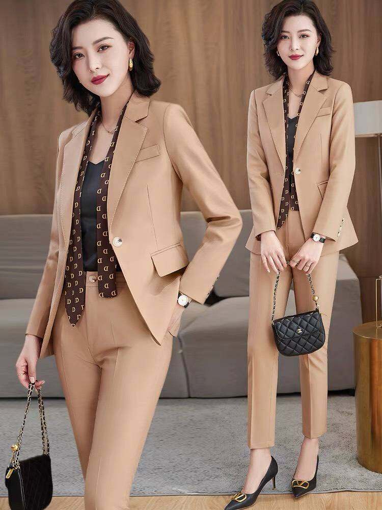 Set Bộ Vest Bốn Món Dáng Dài Cao Cấp