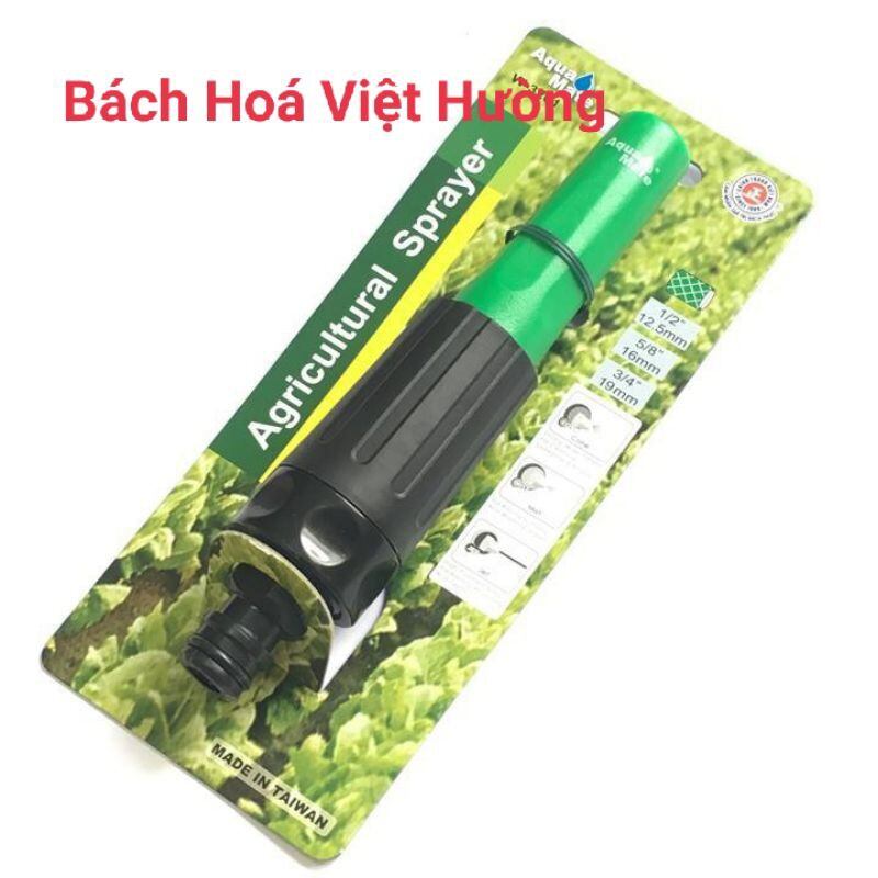 Đầu Vòi xịt, tưới đa năng tự động tăng áp, tưới cây, rửa xe nhiều chế độ công ty TNHH Phú Gia cắm trực tiếp vào dây mềm