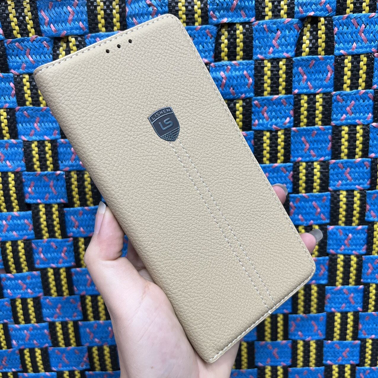 Bao da Oppo A57 / A77S kiểu da hàng công ty full box bảo vệ camera