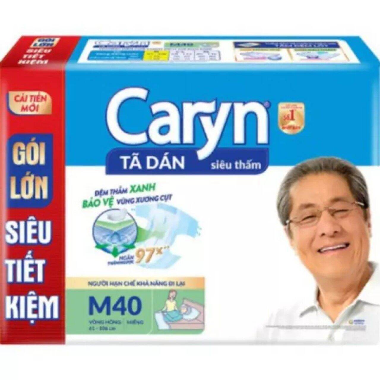 Tã dán Caryn M40, ML40, Xl20