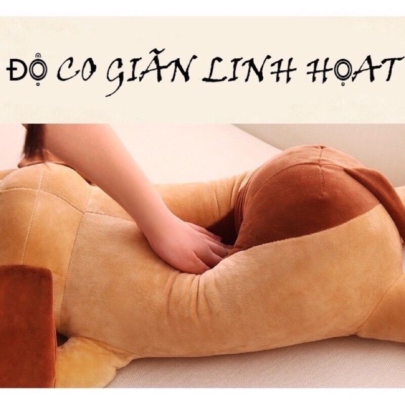 Gấu bông chú ngủ mũi tim