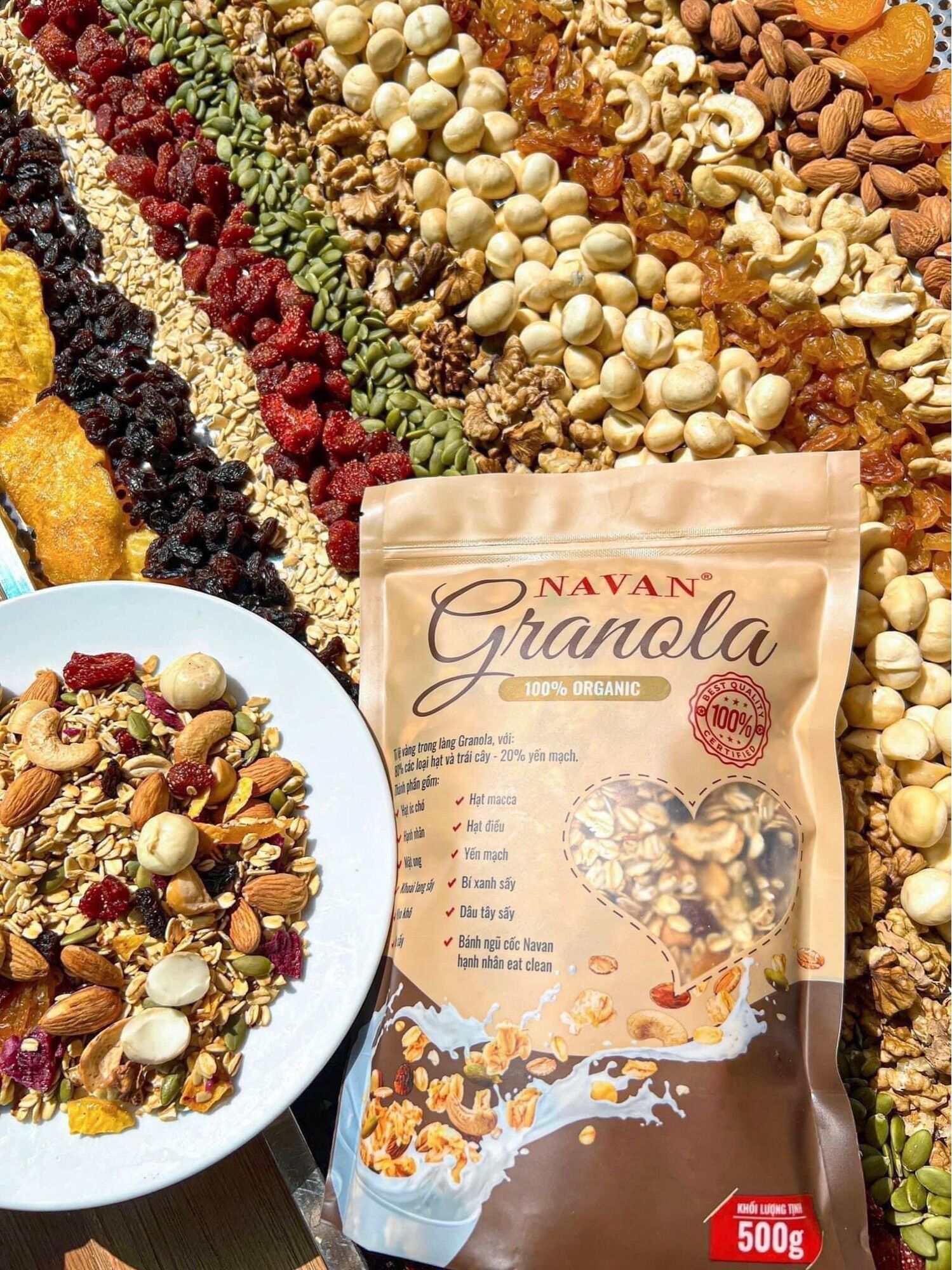 Ngũ Cốc Nguyên Hạt Navan Granola