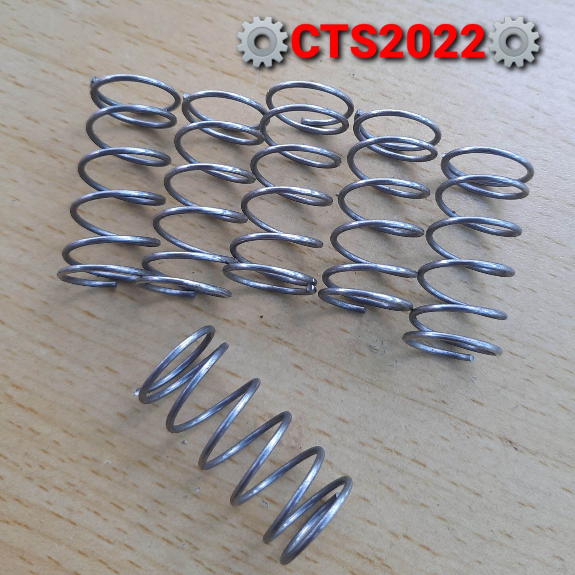 Lò xo nén inox304 phi 16mm sợi 1.2mm dài 35mm