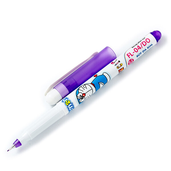 Bút dạ kim mực tím Doraemon
