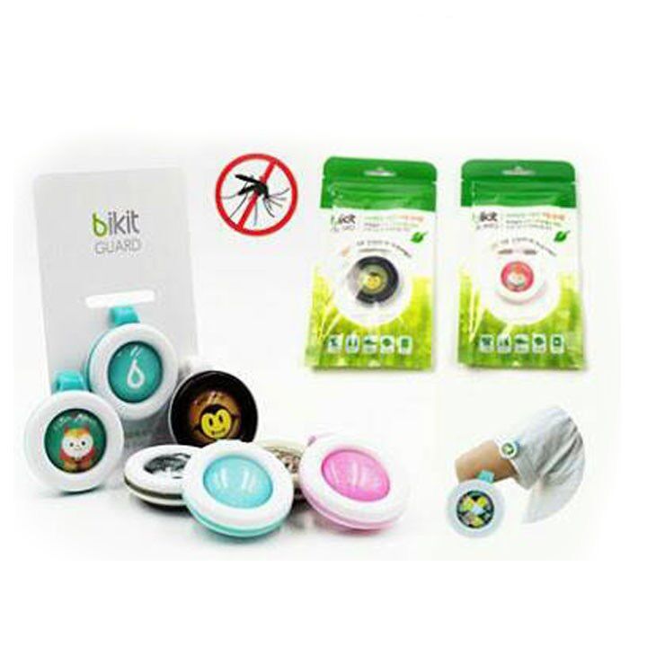 [HCM]Combo 2 Kẹp Chống Muỗi Tinh Dầu Thảo Dược Bikit Guard (Hàn Quốc)