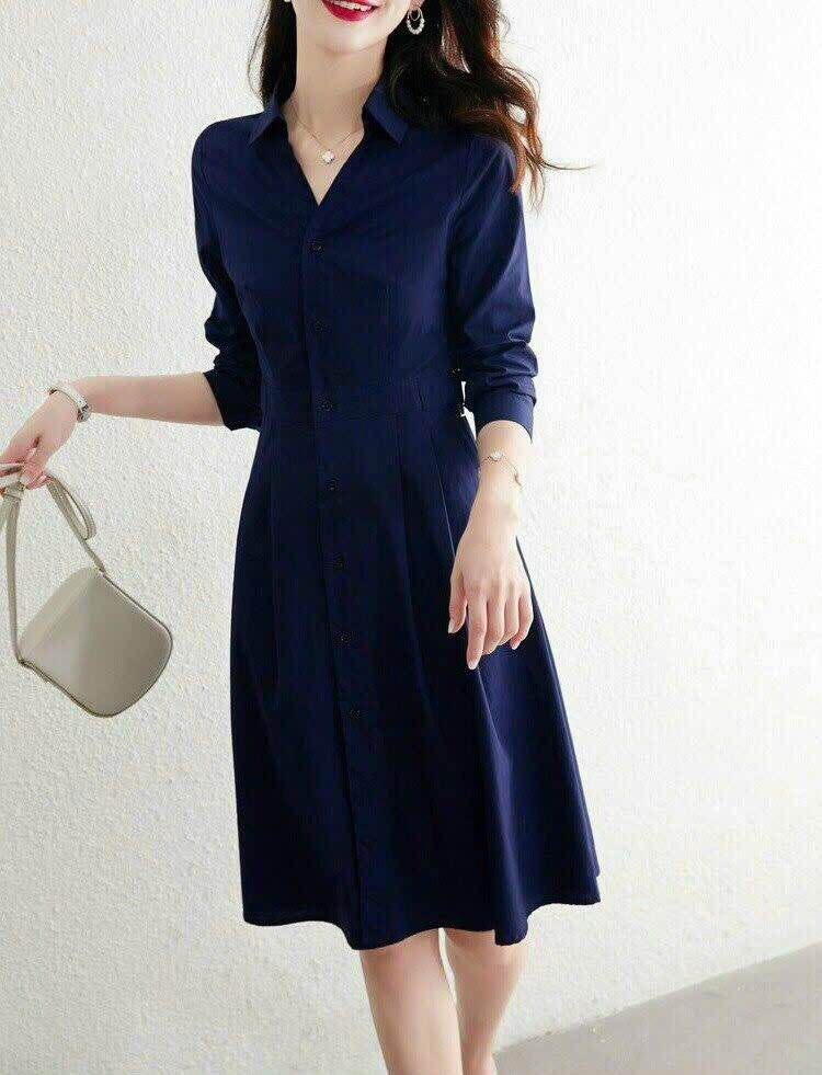 Đầm xòe tay lỡ mẫu mới phong cahs thời trang