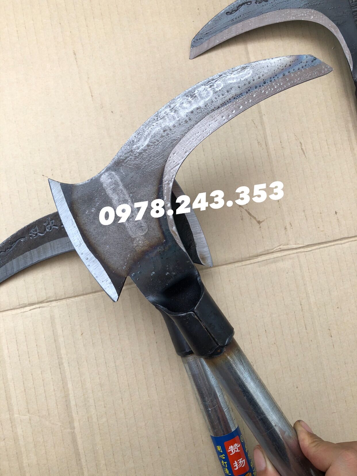 Dao phát cỏ - chặt cây cán 60cm - chắc khoẻ loại 1