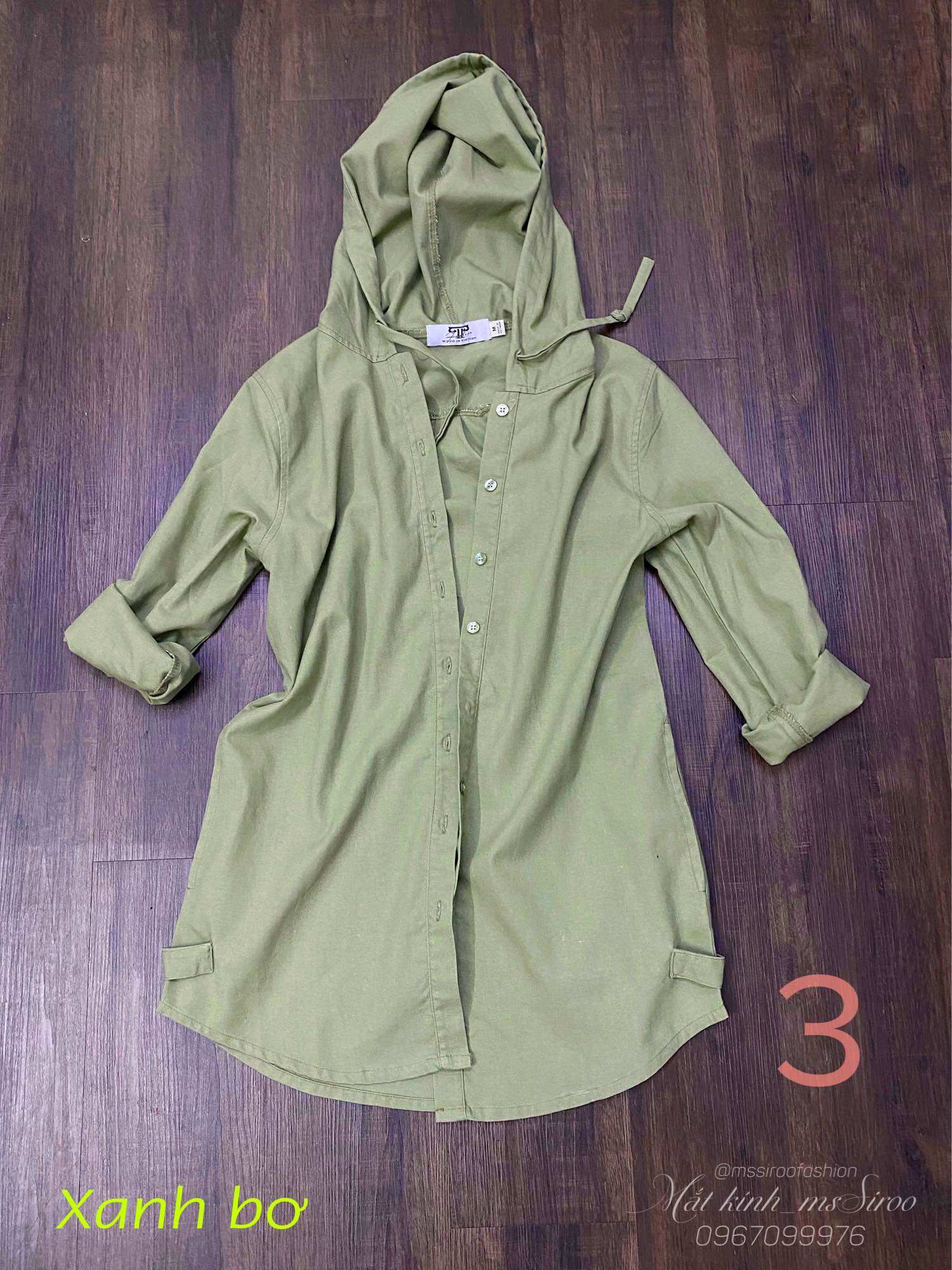 ÁO KHOÁC CHẤT LINEN ( ĐÃ XỬ LÝ ĐỘ RÚT )