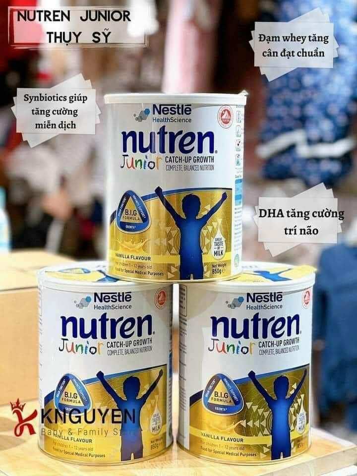 Sữa Nutren Junior dành cho trẻ suy dinh dưỡng, lười ăn...