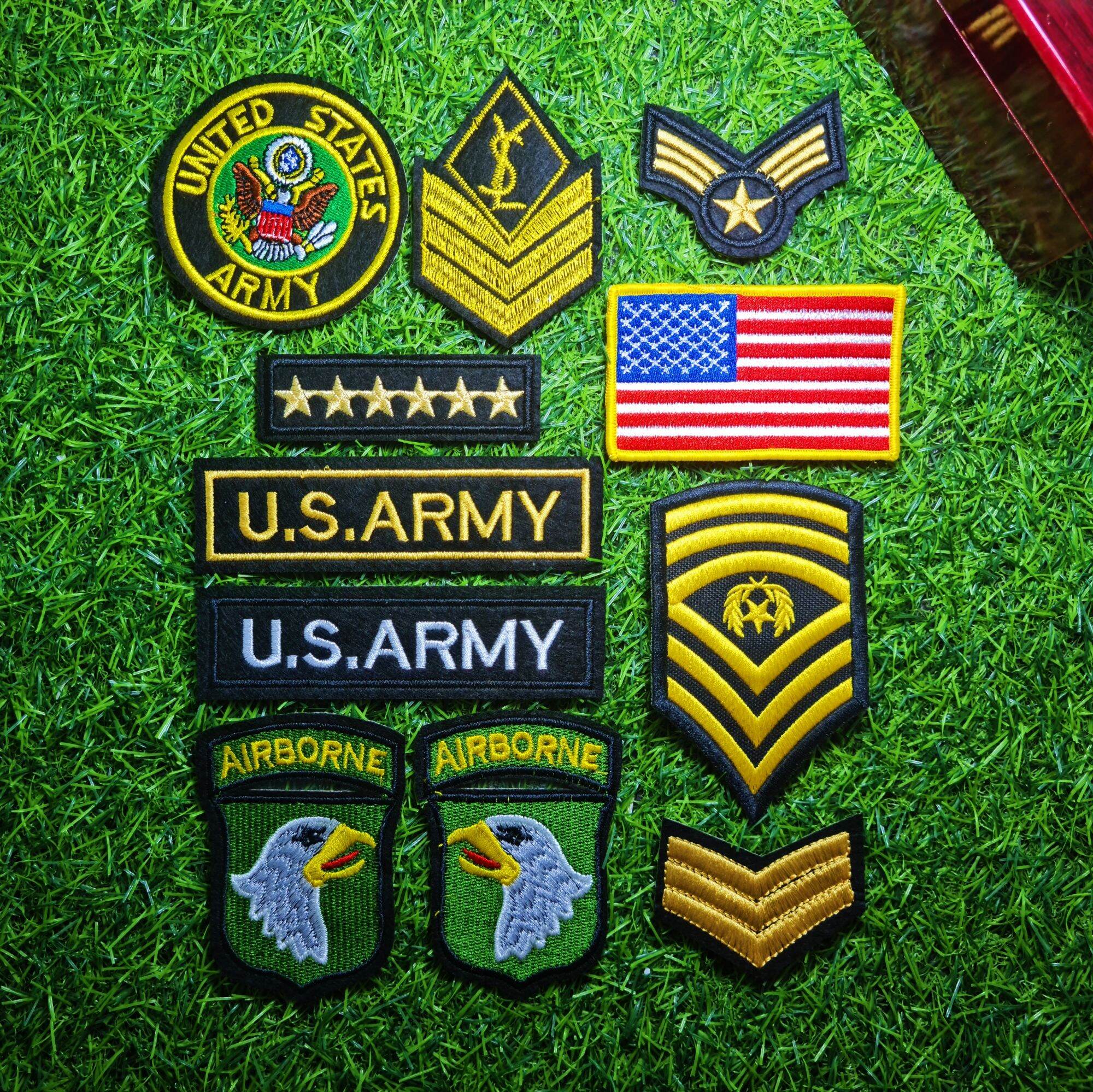 Sticker/ logo thêu ủi huy hiệu đại bàng cao cấp các loại