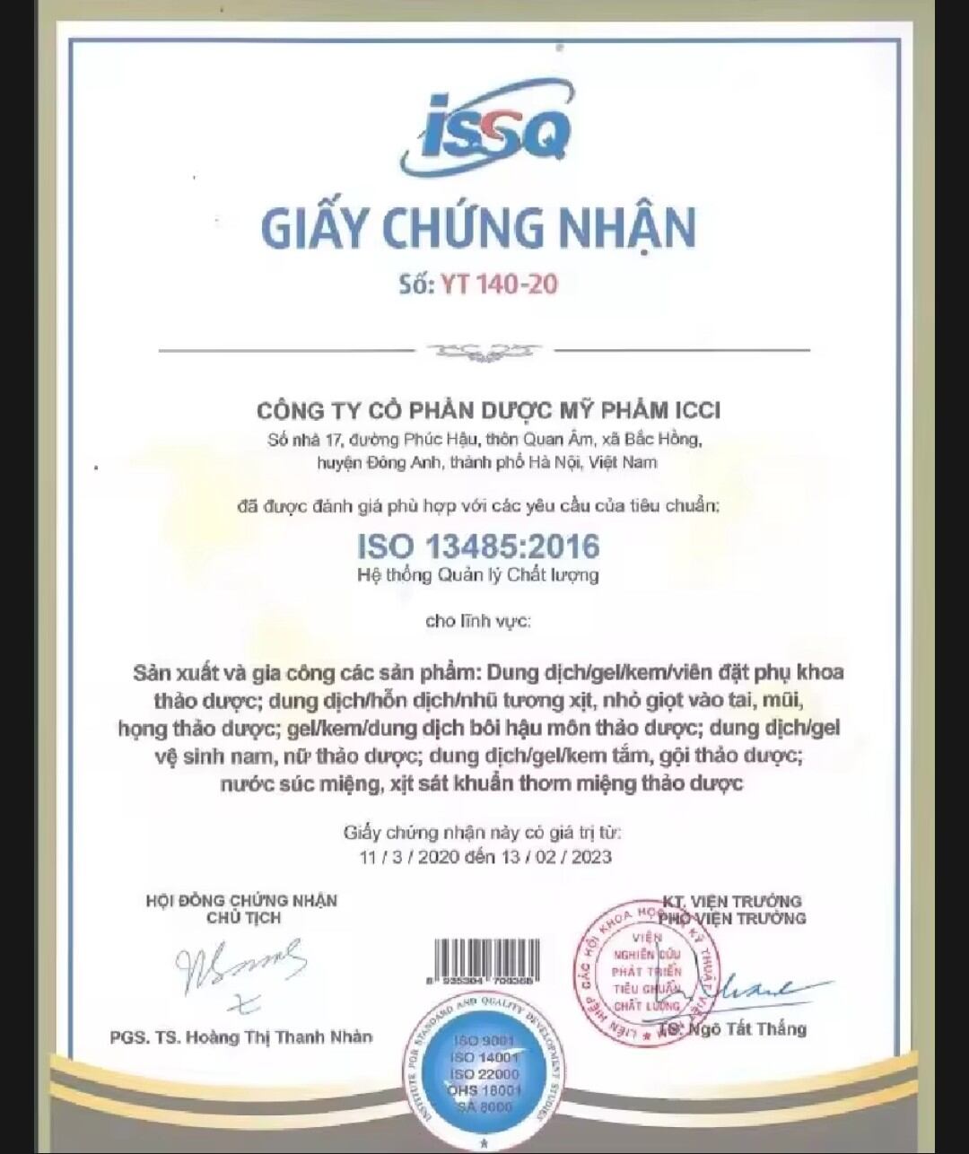 Viên đặt se khít vùng kín Briar PK hộp 10 viên