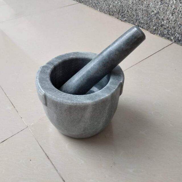 Cối đá Non Nước xám nâu size 14cm