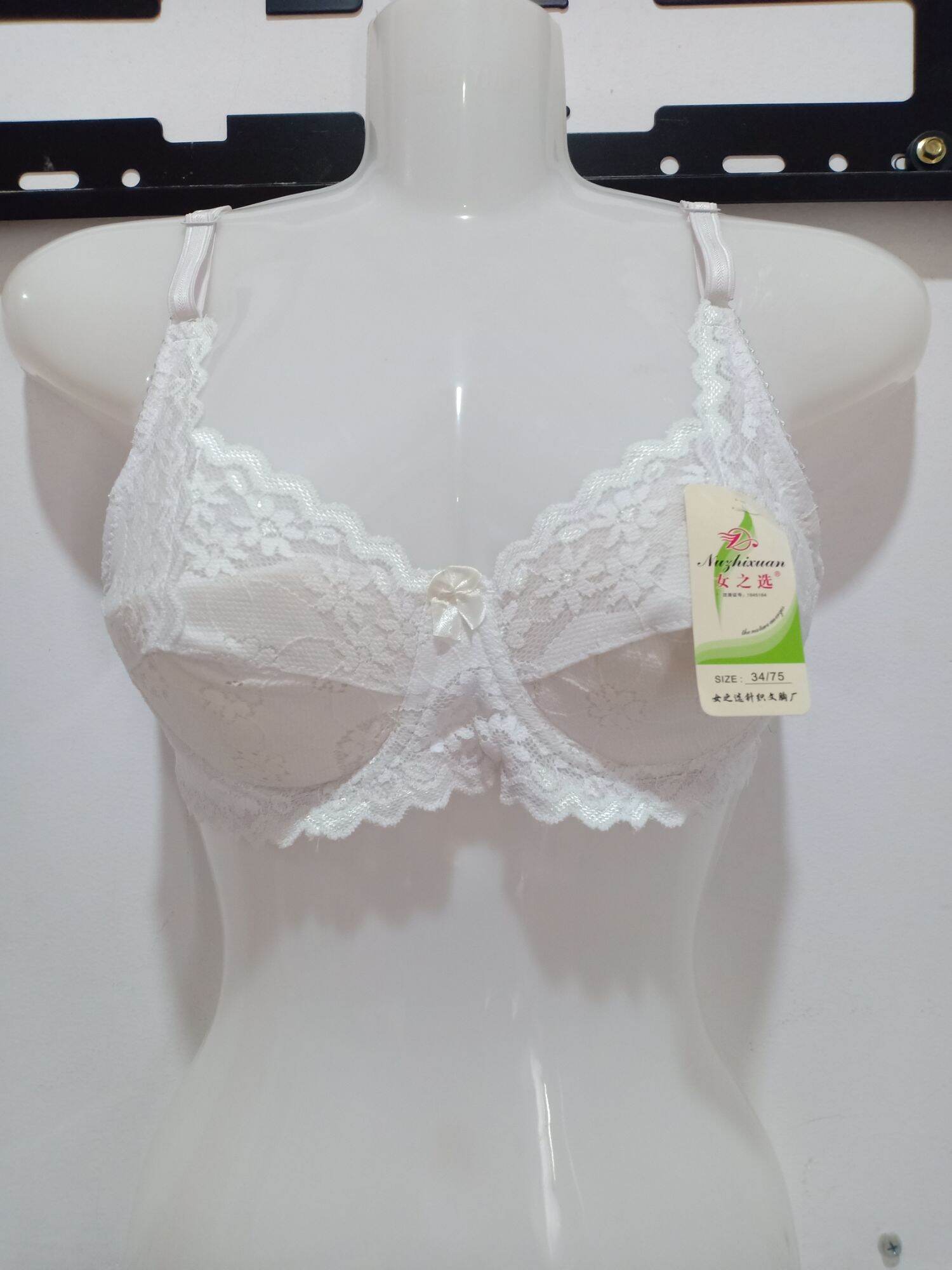 Áo ngực ren mút mỏng có gọng cài sau