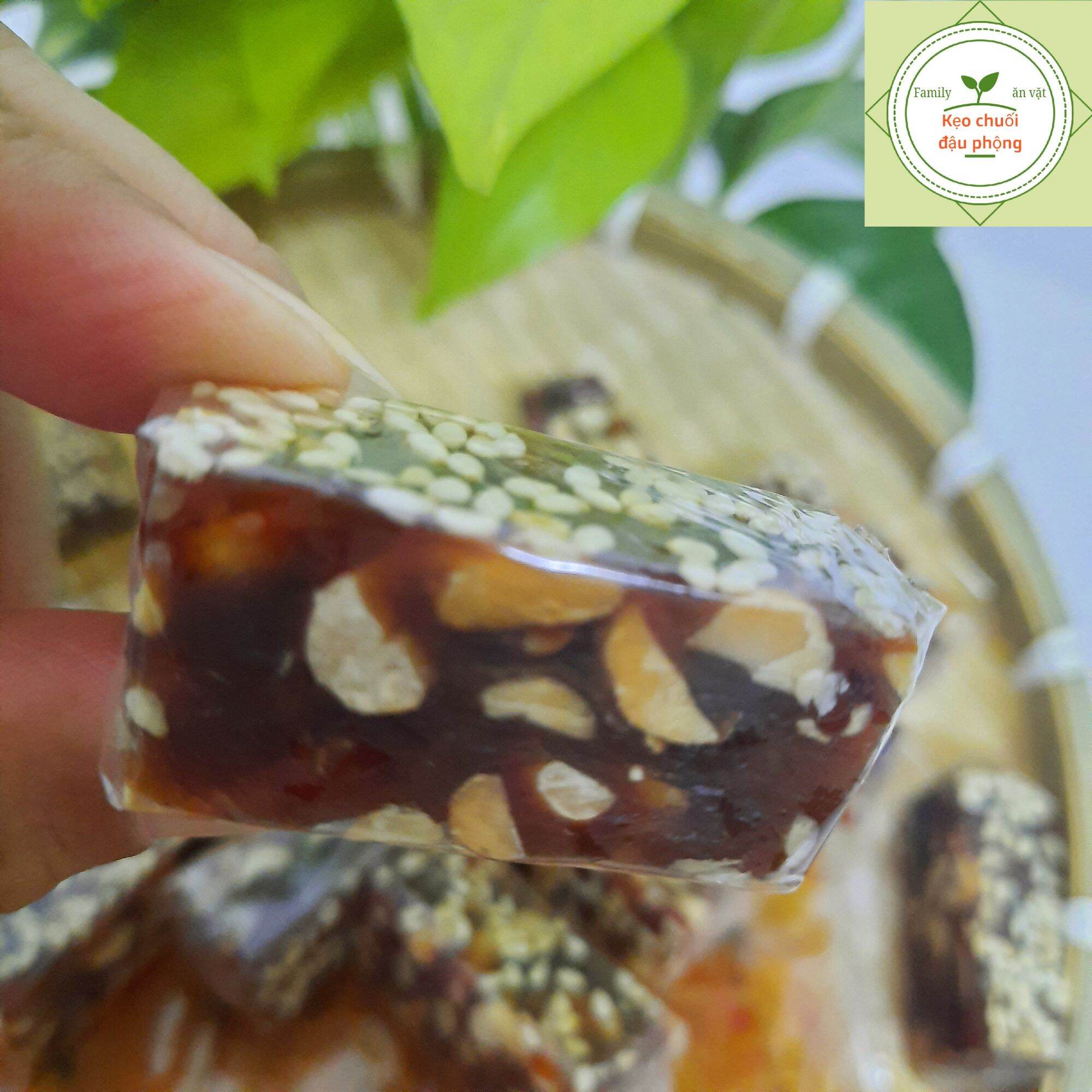 KẸO CHUỐI ĐẬU PHỘNG - Bịch 200gr (đặc sản Bến Tre)