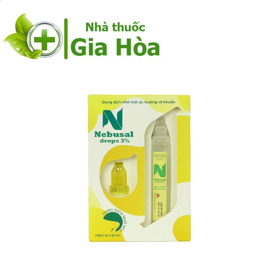 Dung dịch nhỏ mũi Nebusal drops 3%