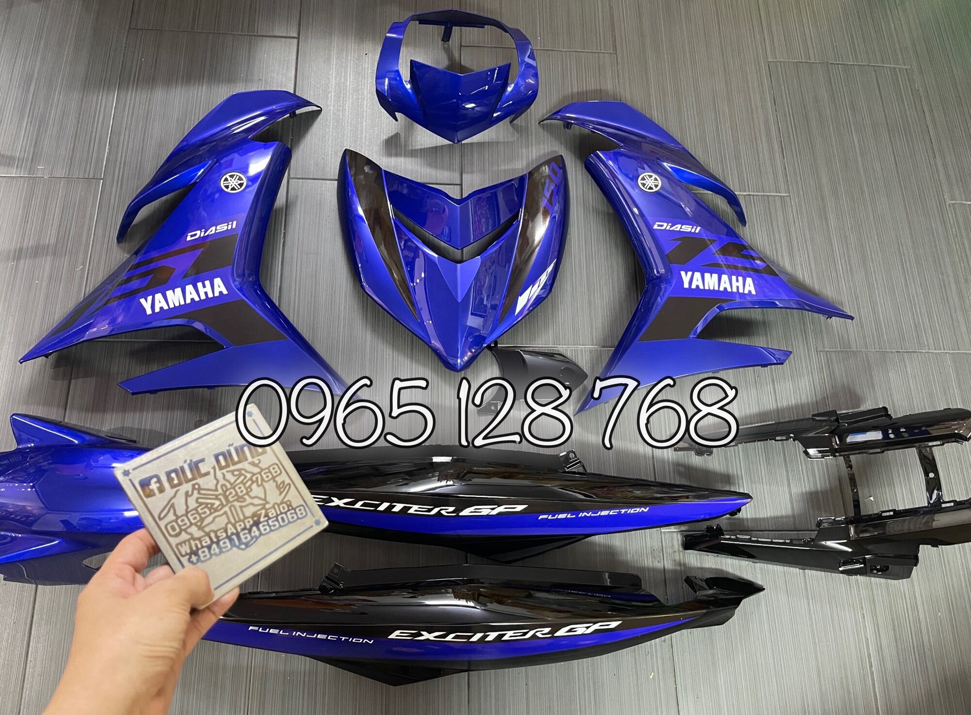 Áo ex 150 xanh gp đen 2018