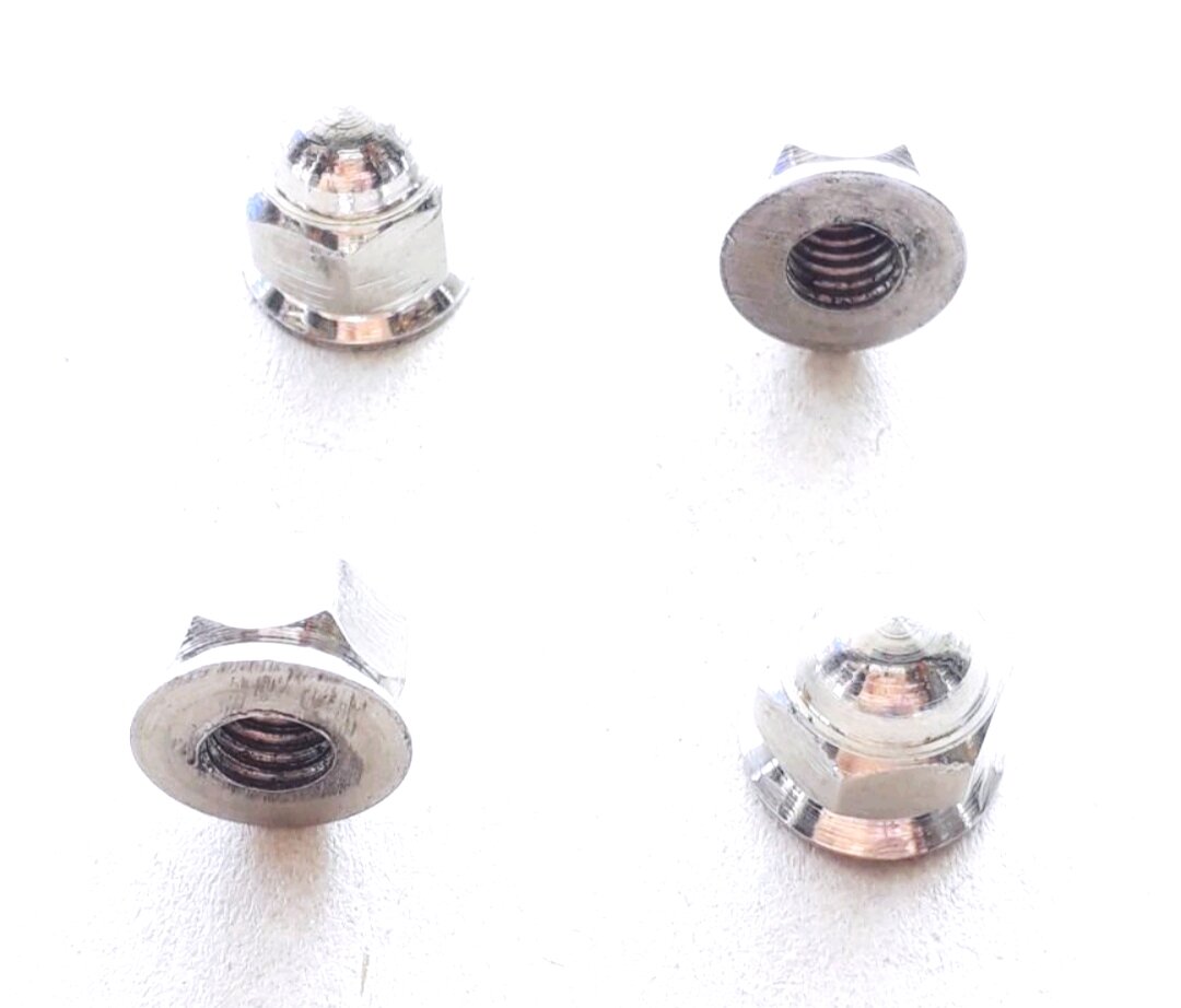 [Hcm]Stainless Steel Snails 6mm X 4 Pieces