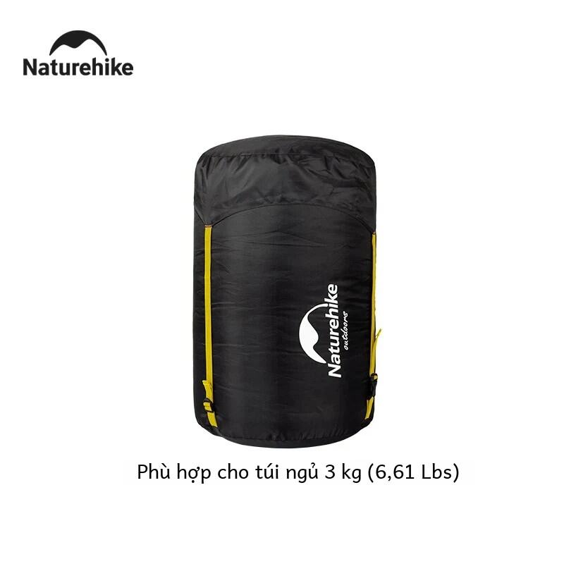 Naturehike Siêu Nhẹ Chống Nước Nén Túi Đựng Túi Ngủ 4 Mùa Đi Bộ Đường Dài Nối Đôi Túi Ngủ Phụ Kiện
