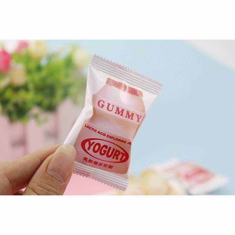 Kẹo dẽo nhân sữa chua- kẹo c trái cây