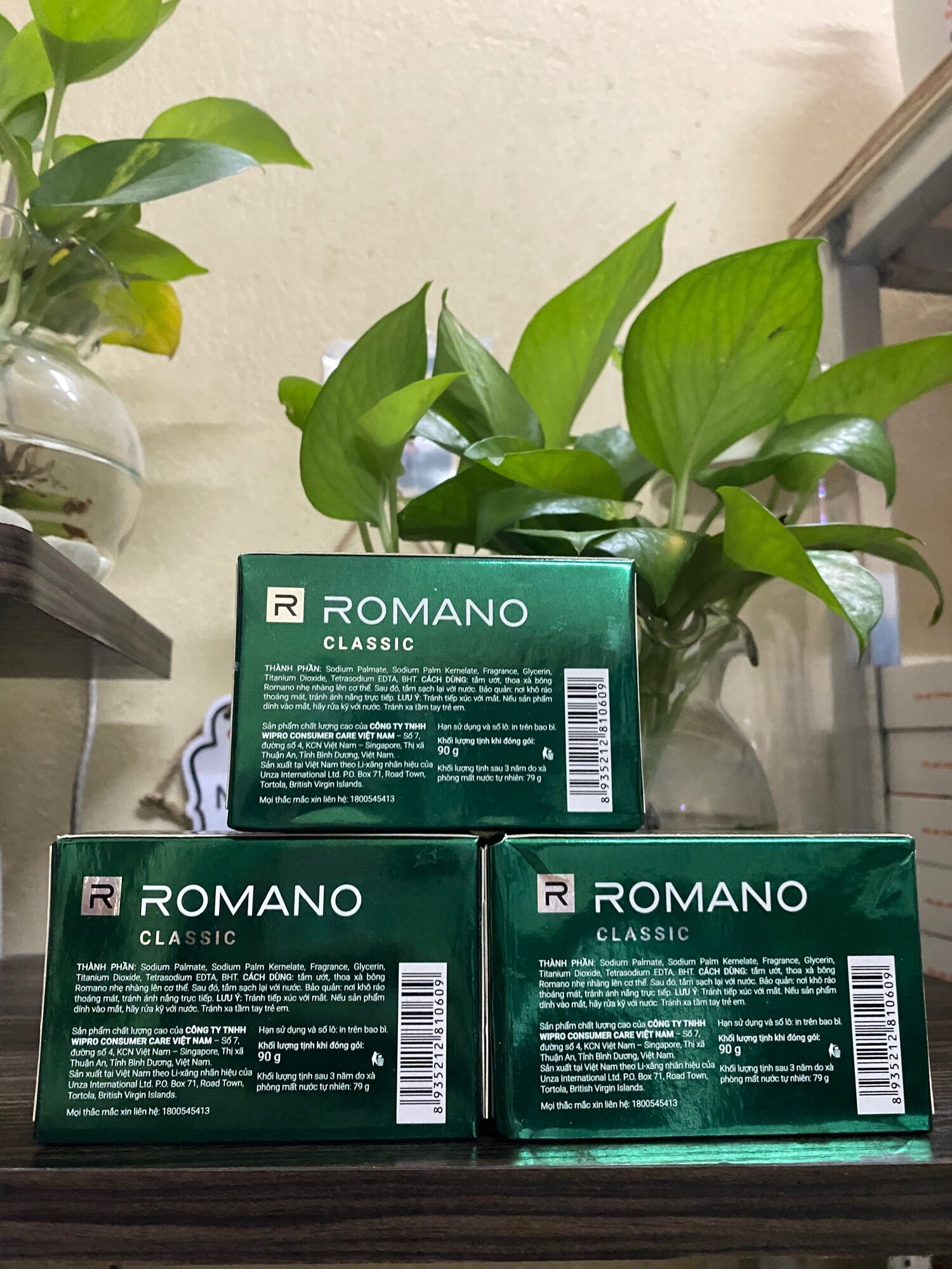 3 cuc XÀ BÔNG NƯỚC HOA Romano 90G