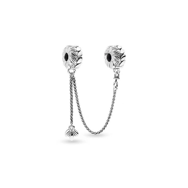 CHARM PAN ALE KHOÁ CHẶN XÍCH BẠC S925 CAO CẤP