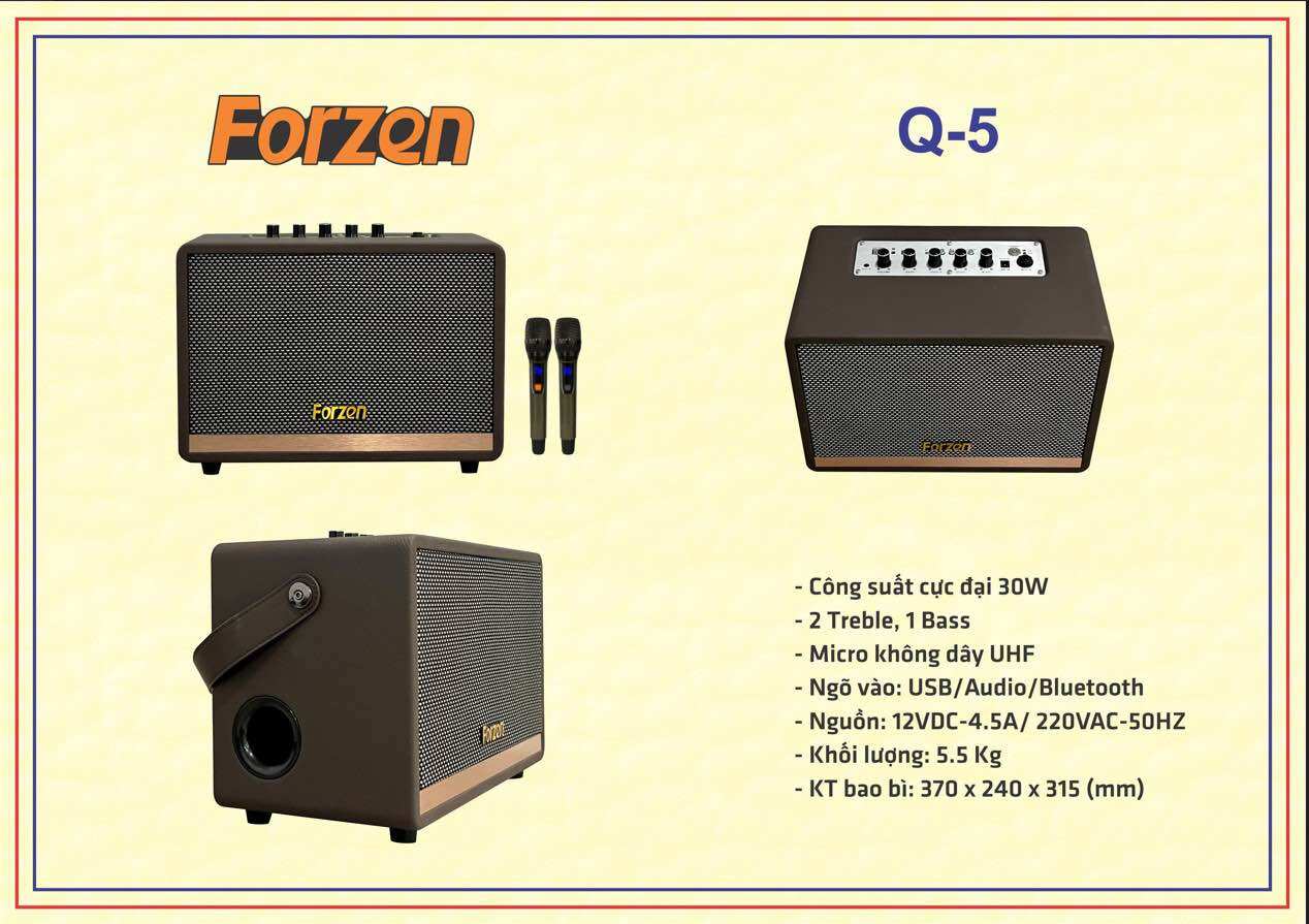 Loa kéo bluetooth xách tay Forzen Q5 - cực hot