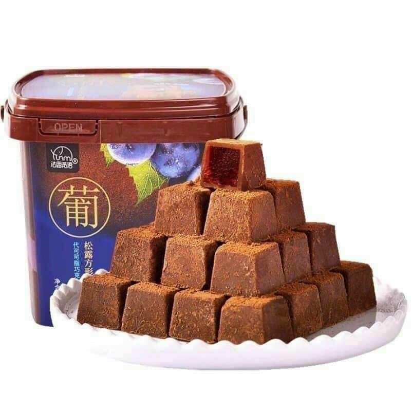 Socola nama tươi nhân trái cây hộp 158g