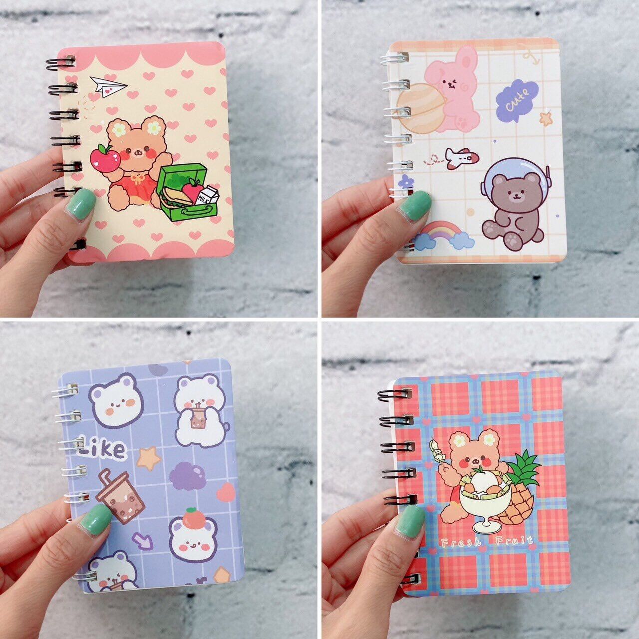Sổ lò xo A7 nhiều hình dễ thương (giao hình ngẫu nhiên)