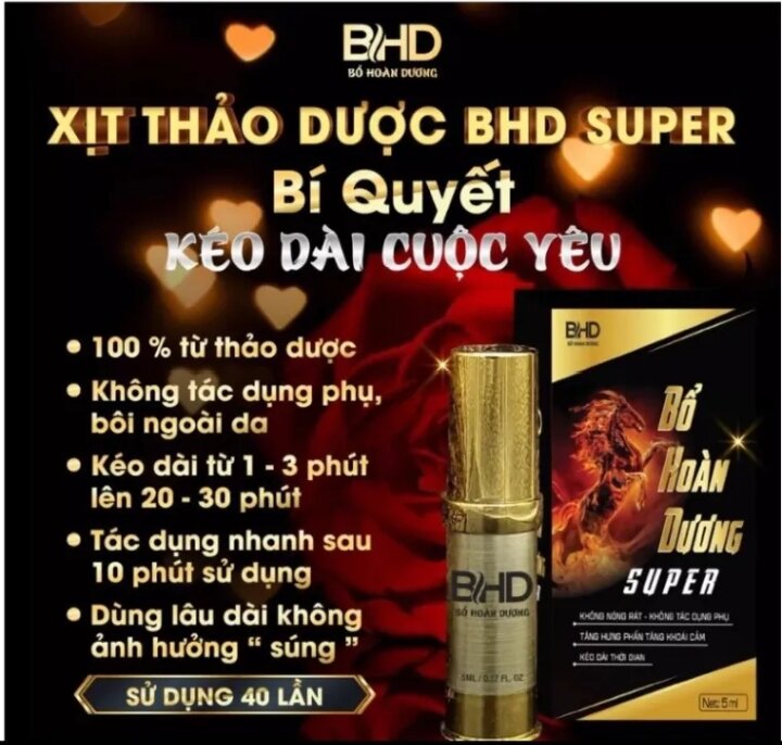 Xịt Thảo Dược Bổ Hoàn Dương 5 ml cho nam ( che tên sản phẩm)