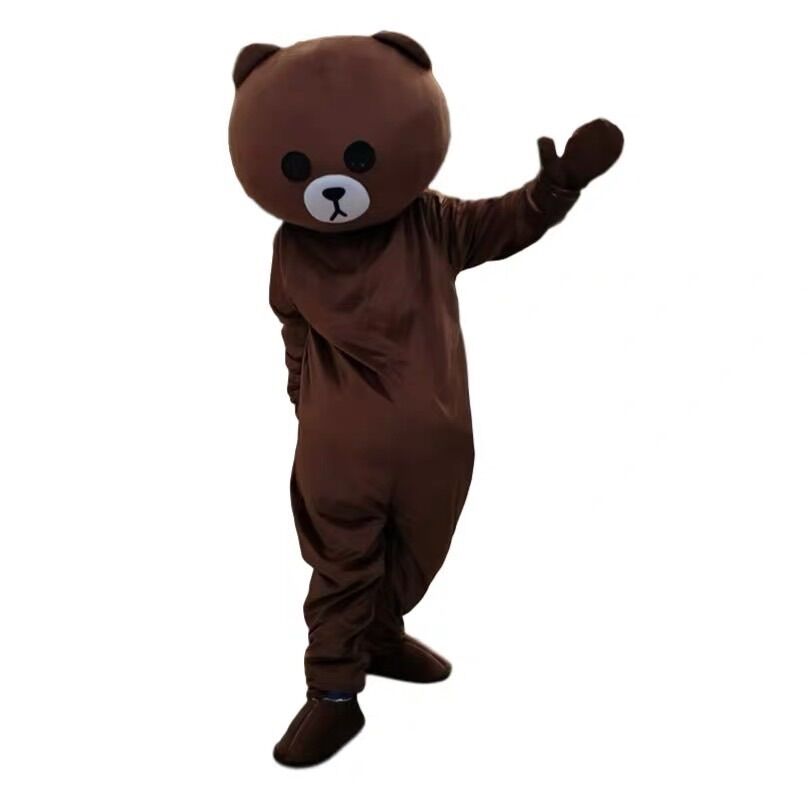 MASCOT BROWN GẤU LẦY đầu 35cm