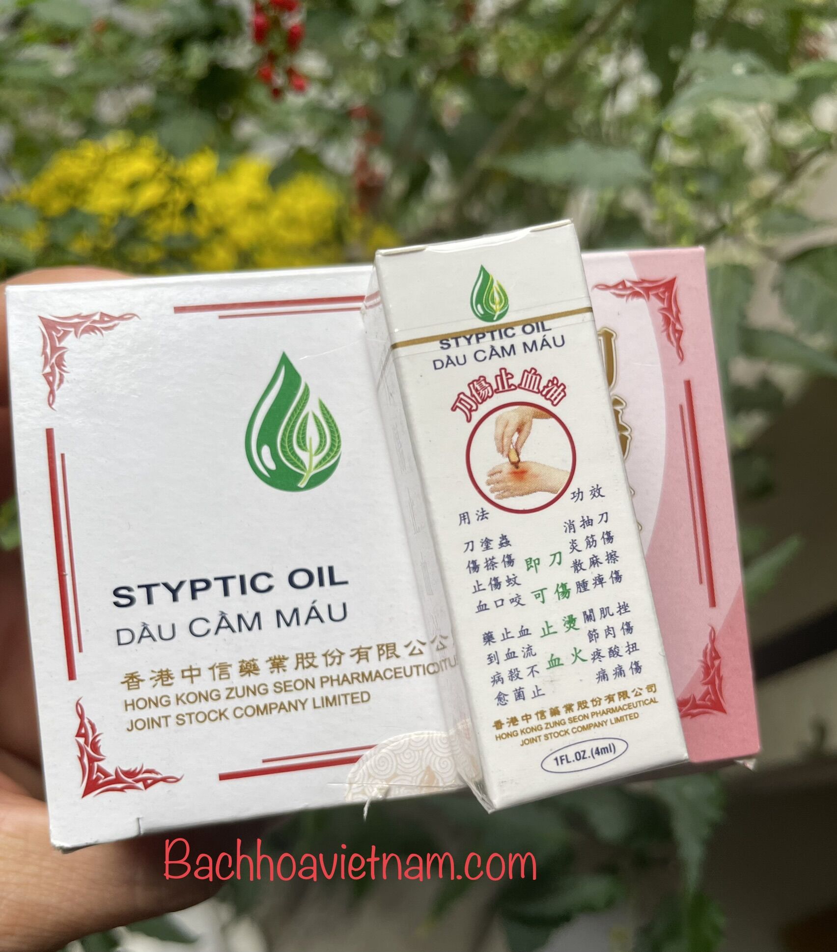 Dầu cầm máu loại 4ml (02 chai)