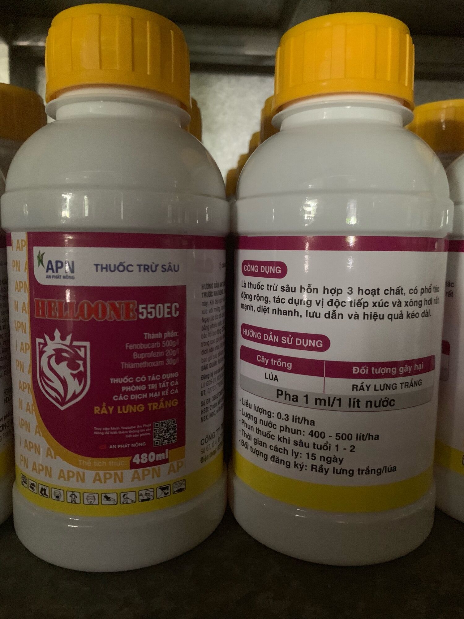 1 chai Hello one 480ml của An phát nông