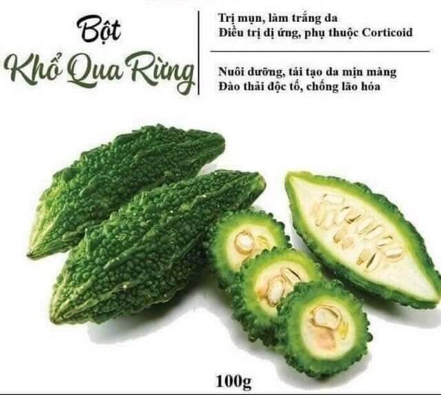 Bột khổ qua (mướp đắng) dưỡng da