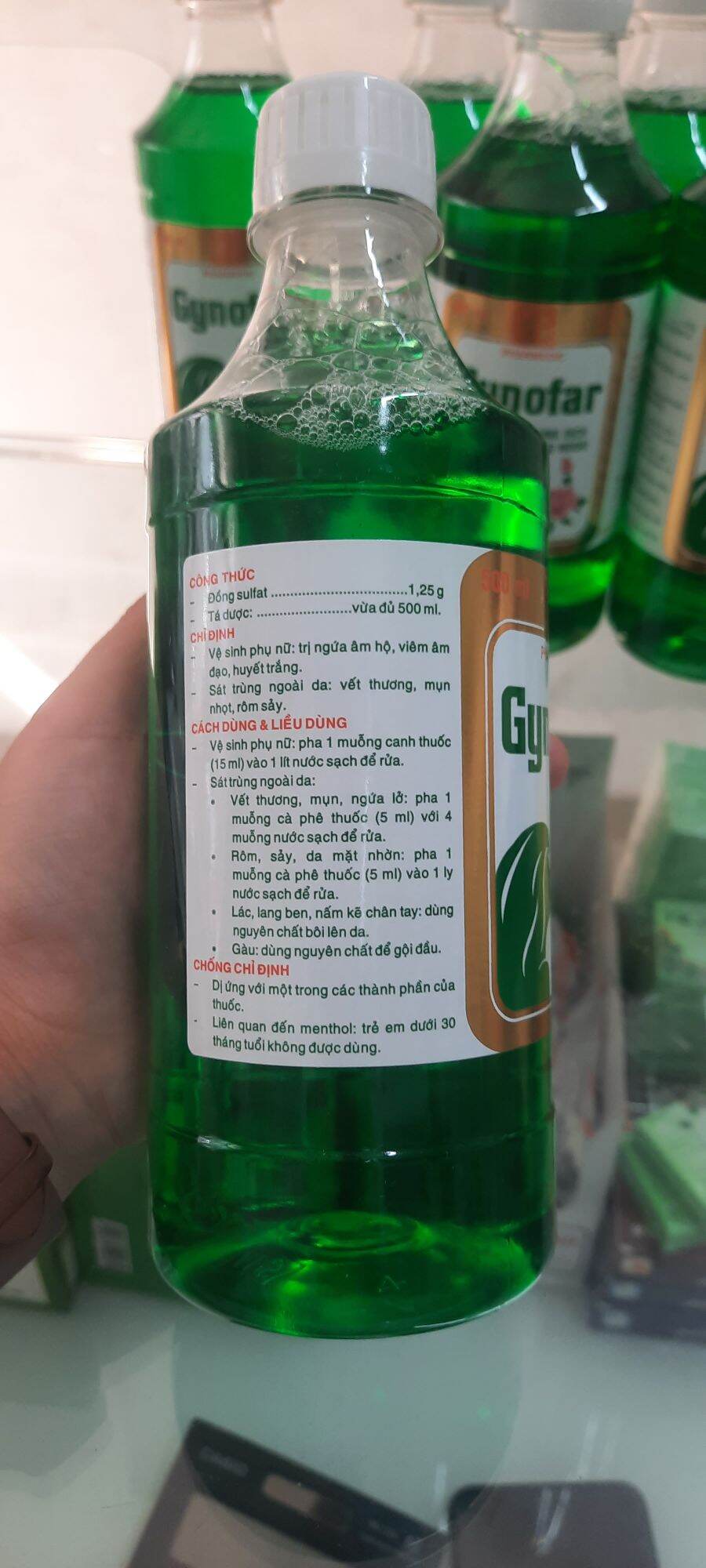 Nước Rửa Thần Thánh Gynofar chai 500ml