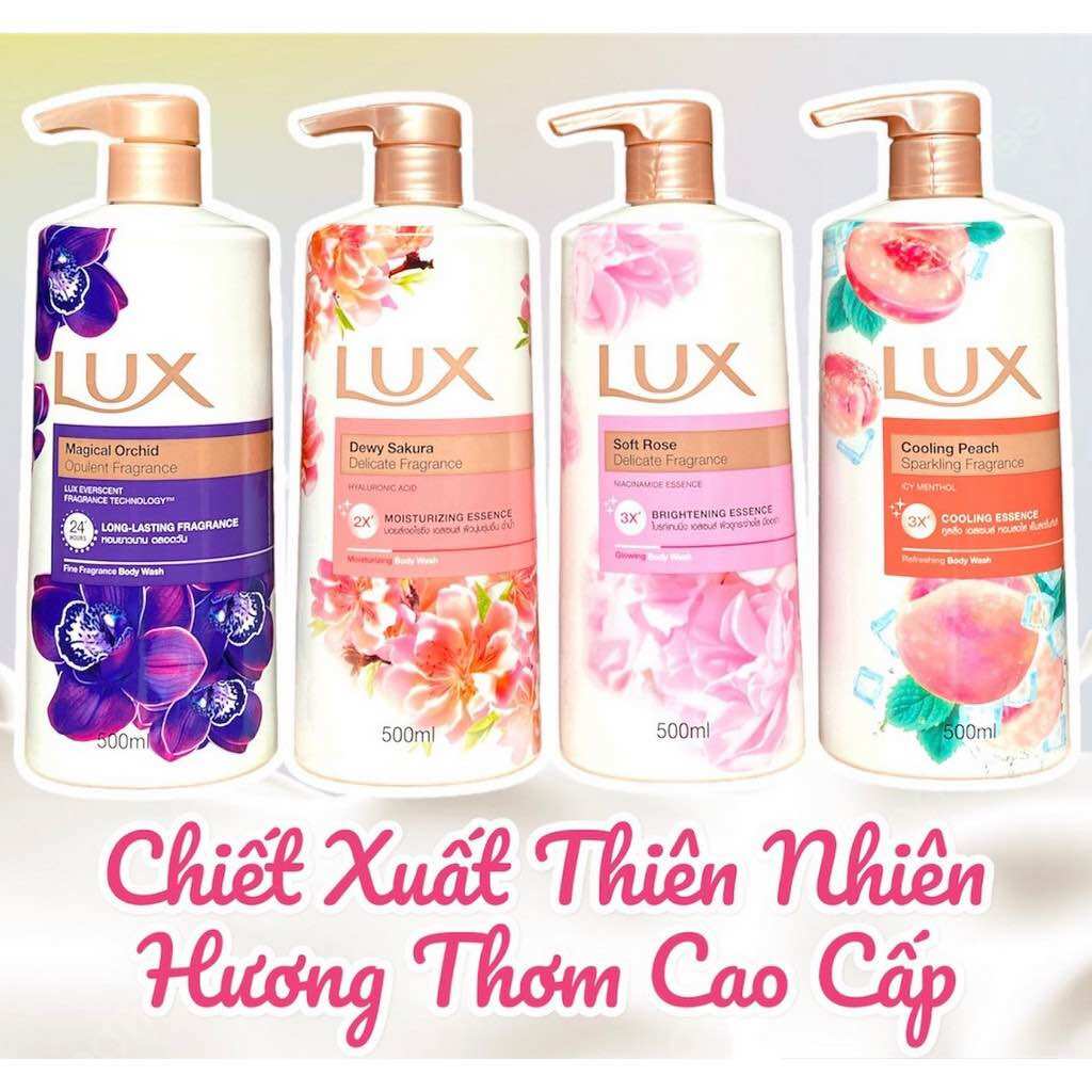 Sữa tắm Lux Chai Lẻ hàng Thái thơm ngất ngây - Chai 450ml