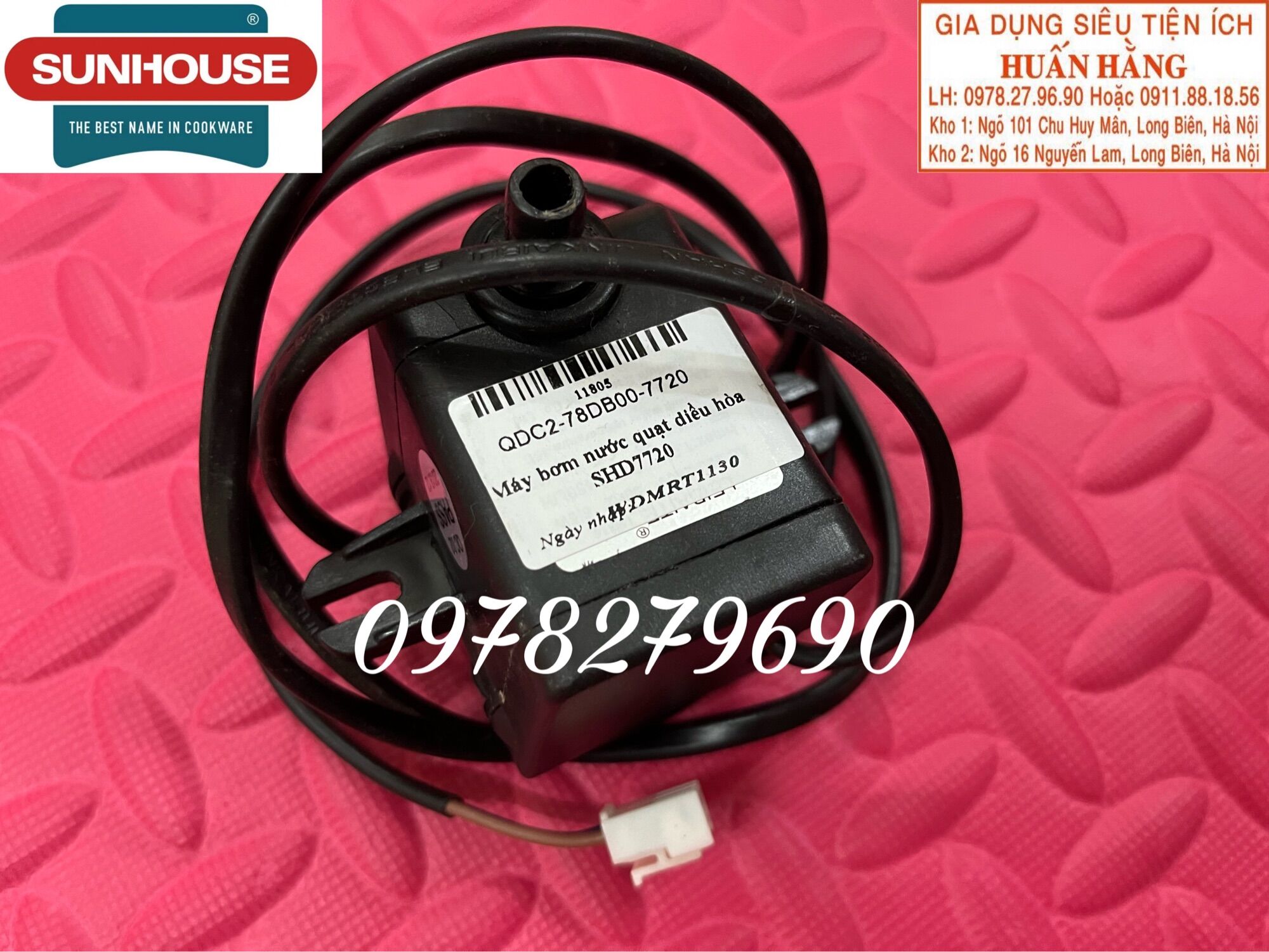 Mạch nguồn, mạch hiển thị, điều khiển, bơm nước quạt điều hoà sunhouse shd7720 shd7721 shd7714