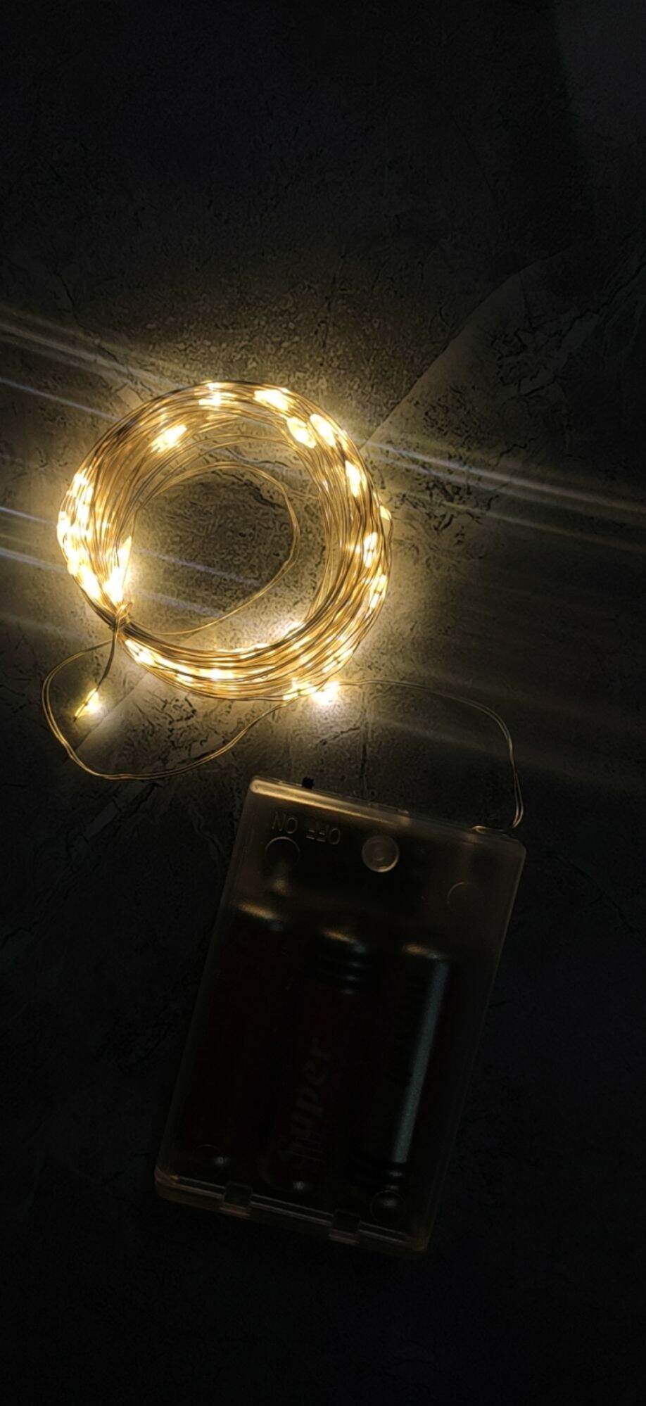 [HCM]DÂY ĐÈN LED 5m TRANG TRÍ DÙNG PIN 3A