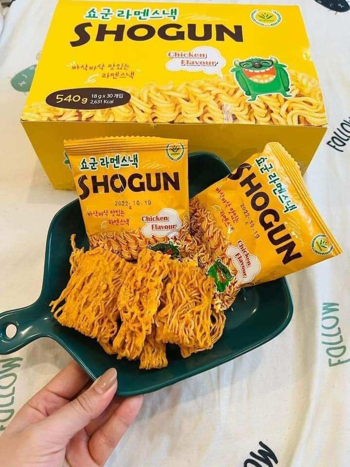 Mỳ tôm rắc phô mai trẻ em shogun hàn quốc