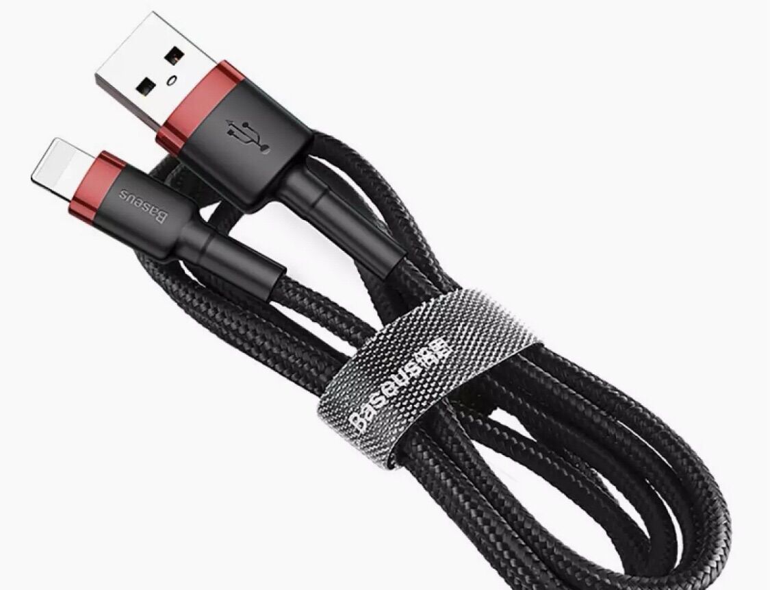 Cáp sạc nhanh cáp sạc Iphone Baseus dây dù bện cao cấp
