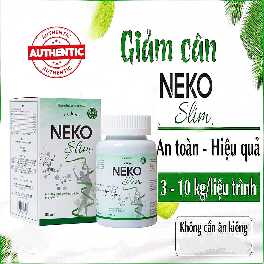 [SALE] Giảm Cân NEKO SLIM tăng cường chuyển hoá chất béo giảm mỡ bụng hiệu quả - Hộp 60viên