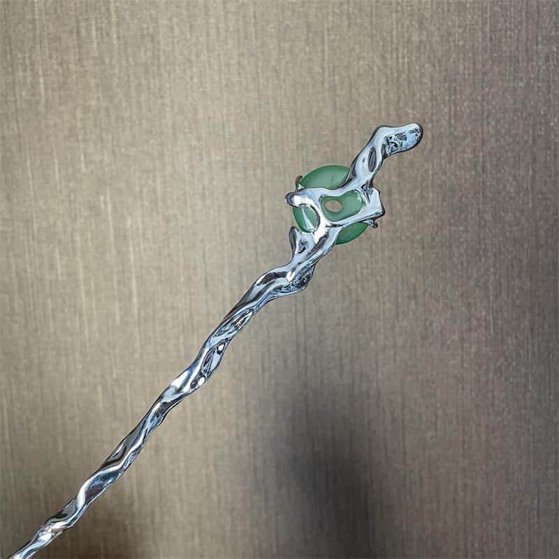 Trâm cài tóc cổ phong đính ngọc