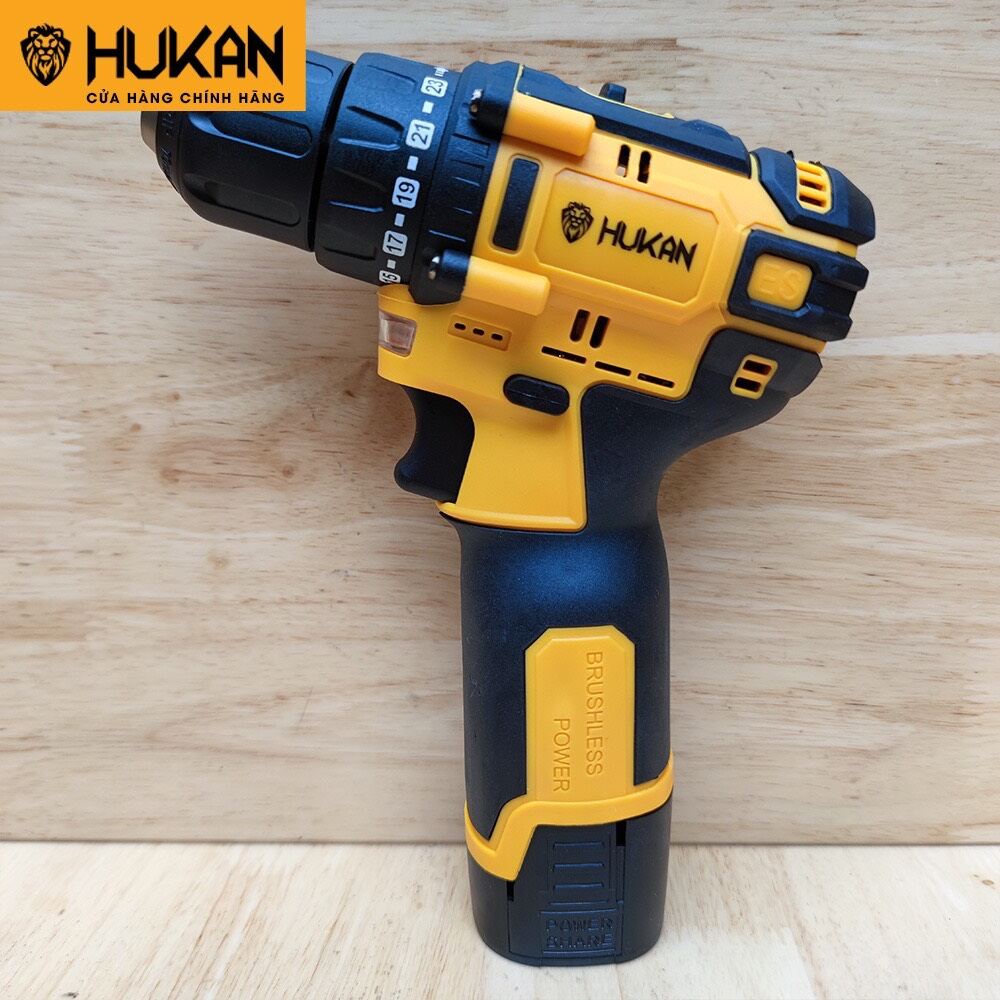 Máy khoan pin Hukan - Không chổi than 18V
