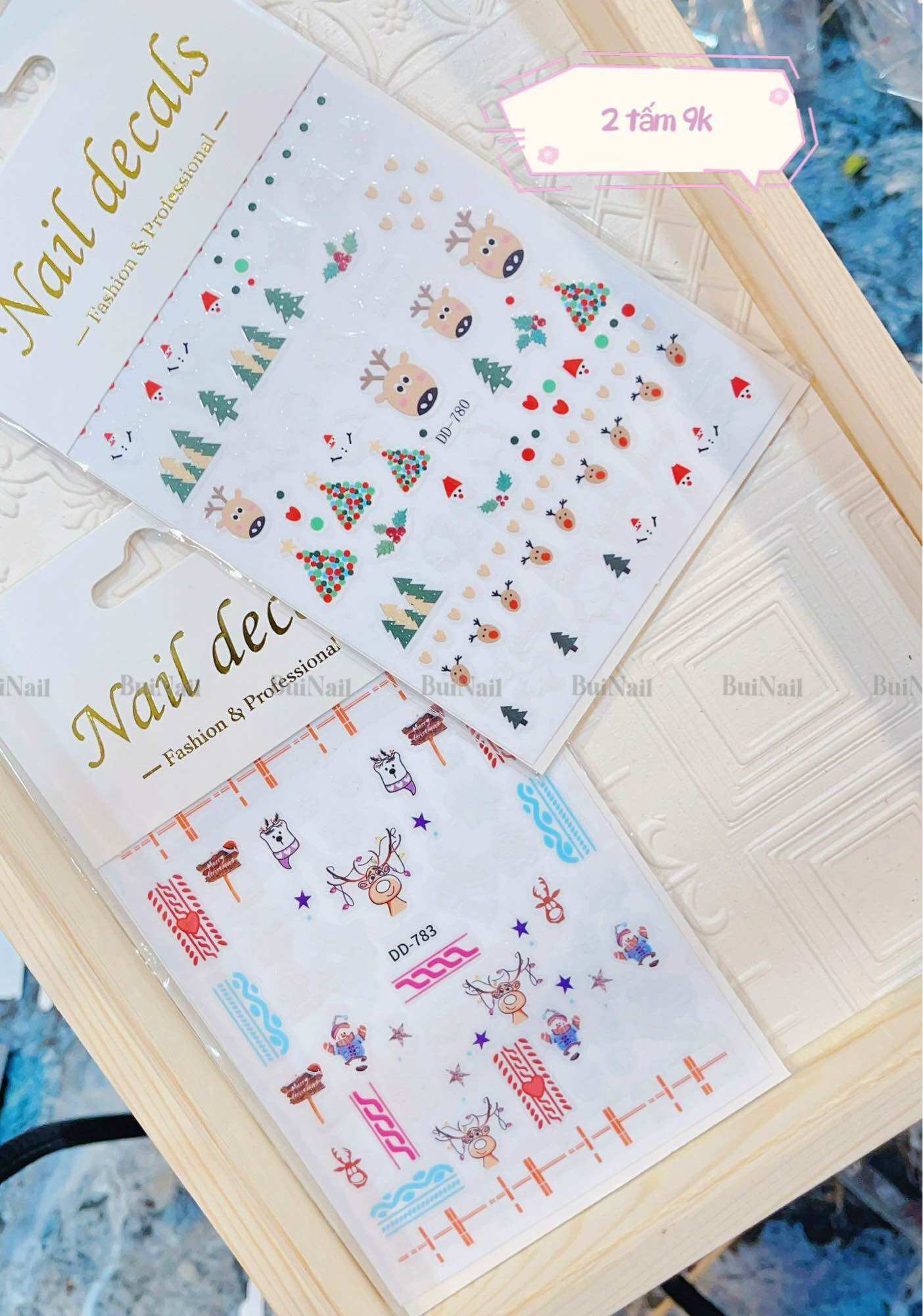 STICKER NOEL 2 TẤM /10K