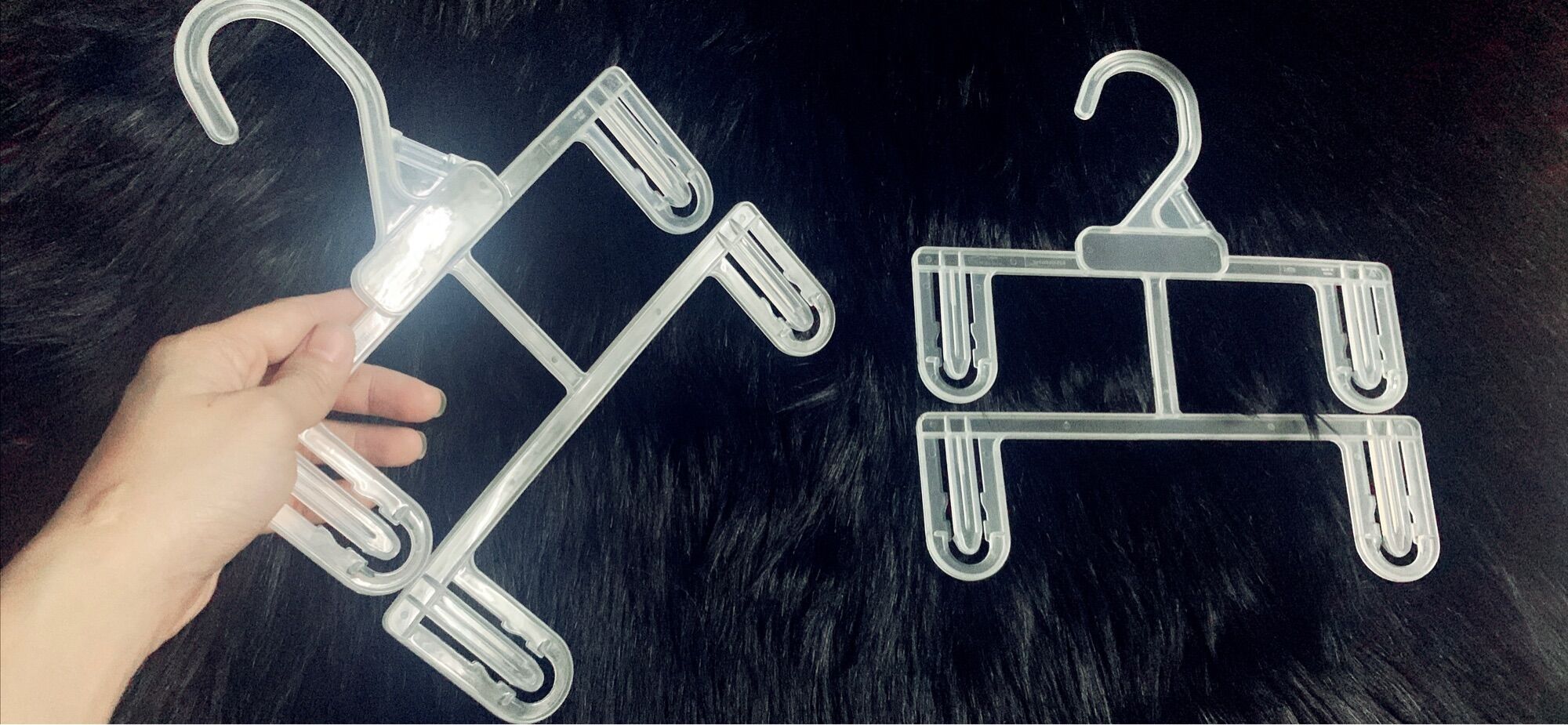 10 Móc Đồ Bộ Trẻ Em Dạng Kẹp Size 20cm