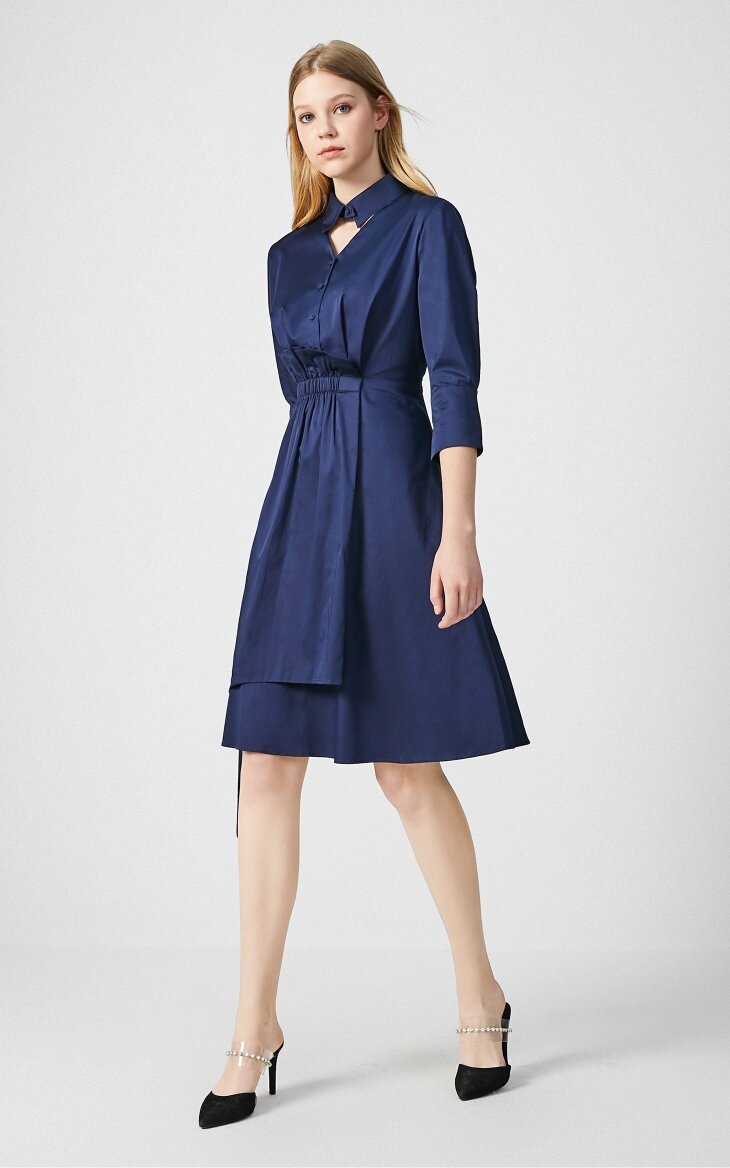 Đầm sơ mi Vero moda cách điệu - Đầm Vero moda sale